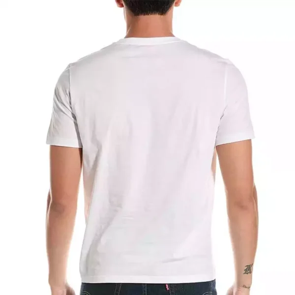 Remera Blanca con logotipo mosaicos Hugo Boss