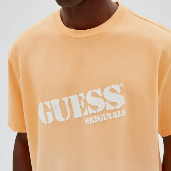 Remera con logotipo Guess Originals Dip-Dye